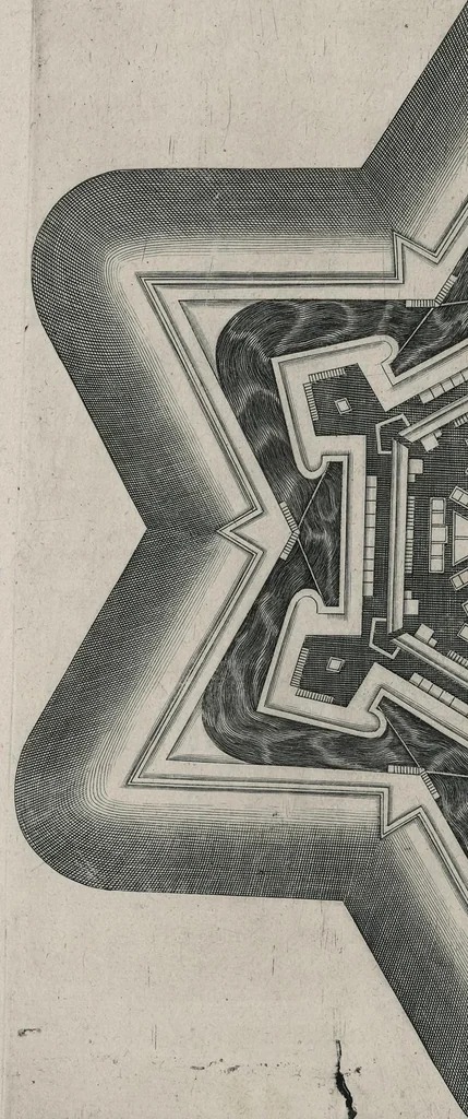 An illustration from Des fortifications et artifices, architectvre et perspective, 1601, leaf 19