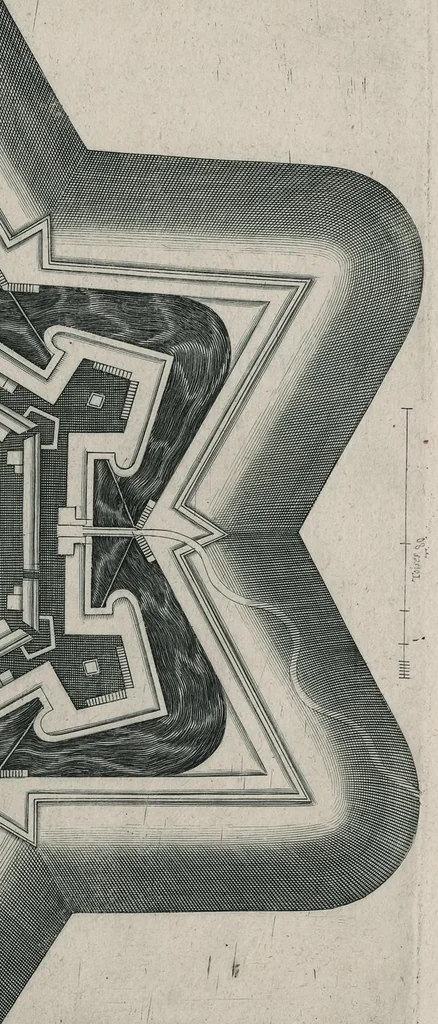 An illustration from Des fortifications et artifices, architectvre et perspective, 1601, leaf 20