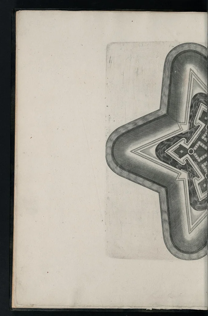 An illustration from Des fortifications et artifices, architectvre et perspective, 1601, leaf 9
