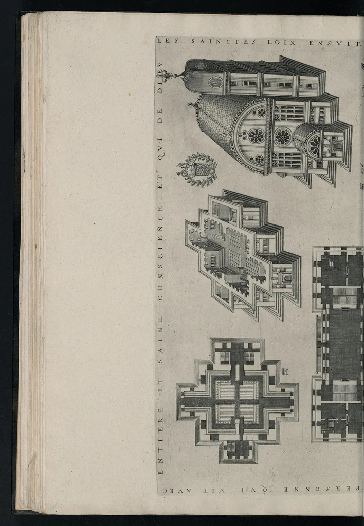 An illustration from Des fortifications et artifices, architectvre et perspective, 1601, leaf 93