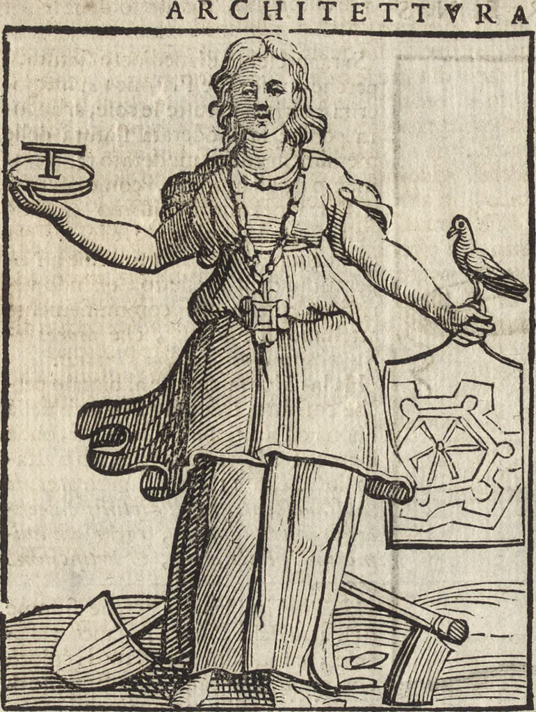 An illustration from Iconologia di Cesare Ripa perugino, caualier de' santi Mauritio & Lazaro. Divisa in tre libri, ne i quali si esprimono varie imagini di virtù, vitij, passioni humane, affetti, atti, discipline, humori, elementi, corpi celesti, prouincie d'Italia, fiumi, & altre materie infinite vtili ad ogni stato di persone. Ampliata dal sig. cav. Gio. Zaratino Castellini romano in questa vltima editione di imagini & discorsi, con indici copiosi, & ricorretta, 1669, leaf 101