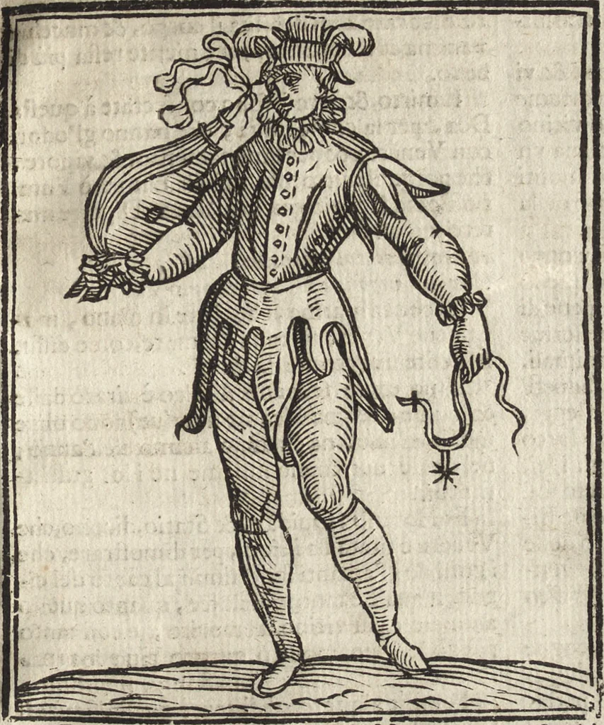 An illustration from Iconologia di Cesare Ripa perugino, caualier de' santi Mauritio & Lazaro. Divisa in tre libri, ne i quali si esprimono varie imagini di virtù, vitij, passioni humane, affetti, atti, discipline, humori, elementi, corpi celesti, prouincie d'Italia, fiumi, & altre materie infinite vtili ad ogni stato di persone. Ampliata dal sig. cav. Gio. Zaratino Castellini romano in questa vltima editione di imagini & discorsi, con indici copiosi, & ricorretta, 1669, leaf 136