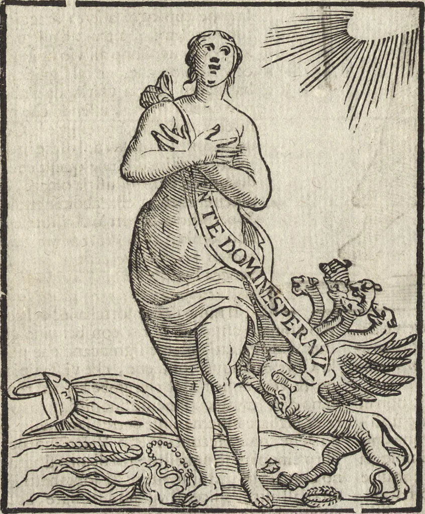 An illustration from Iconologia di Cesare Ripa perugino, caualier de' santi Mauritio & Lazaro. Divisa in tre libri, ne i quali si esprimono varie imagini di virtù, vitij, passioni humane, affetti, atti, discipline, humori, elementi, corpi celesti, prouincie d'Italia, fiumi, & altre materie infinite vtili ad ogni stato di persone. Ampliata dal sig. cav. Gio. Zaratino Castellini romano in questa vltima editione di imagini & discorsi, con indici copiosi, & ricorretta, 1669, leaf 179