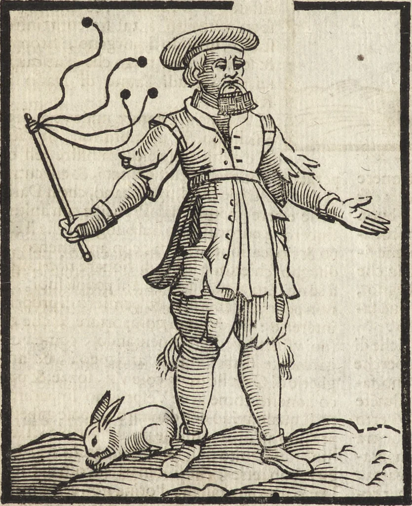 An illustration from Iconologia di Cesare Ripa perugino, caualier de' santi Mauritio & Lazaro. Divisa in tre libri, ne i quali si esprimono varie imagini di virtù, vitij, passioni humane, affetti, atti, discipline, humori, elementi, corpi celesti, prouincie d'Italia, fiumi, & altre materie infinite vtili ad ogni stato di persone. Ampliata dal sig. cav. Gio. Zaratino Castellini romano in questa vltima editione di imagini & discorsi, con indici copiosi, & ricorretta, 1669, leaf 193