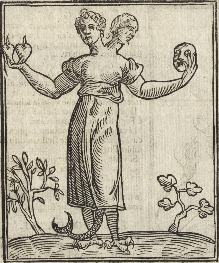 An illustration from Iconologia di Cesare Ripa perugino, caualier de' santi Mauritio & Lazaro. Divisa in tre libri, ne i quali si esprimono varie imagini di virtù, vitij, passioni humane, affetti, atti, discipline, humori, elementi, corpi celesti, prouincie d'Italia, fiumi, & altre materie infinite vtili ad ogni stato di persone. Ampliata dal sig. cav. Gio. Zaratino Castellini romano in questa vltima editione di imagini & discorsi, con indici copiosi, & ricorretta, 1669, leaf 293