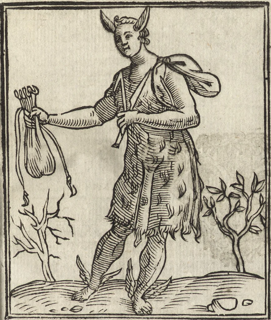 An illustration from Iconologia di Cesare Ripa perugino, caualier de' santi Mauritio & Lazaro. Divisa in tre libri, ne i quali si esprimono varie imagini di virtù, vitij, passioni humane, affetti, atti, discipline, humori, elementi, corpi celesti, prouincie d'Italia, fiumi, & altre materie infinite vtili ad ogni stato di persone. Ampliata dal sig. cav. Gio. Zaratino Castellini romano in questa vltima editione di imagini & discorsi, con indici copiosi, & ricorretta, 1669, leaf 296