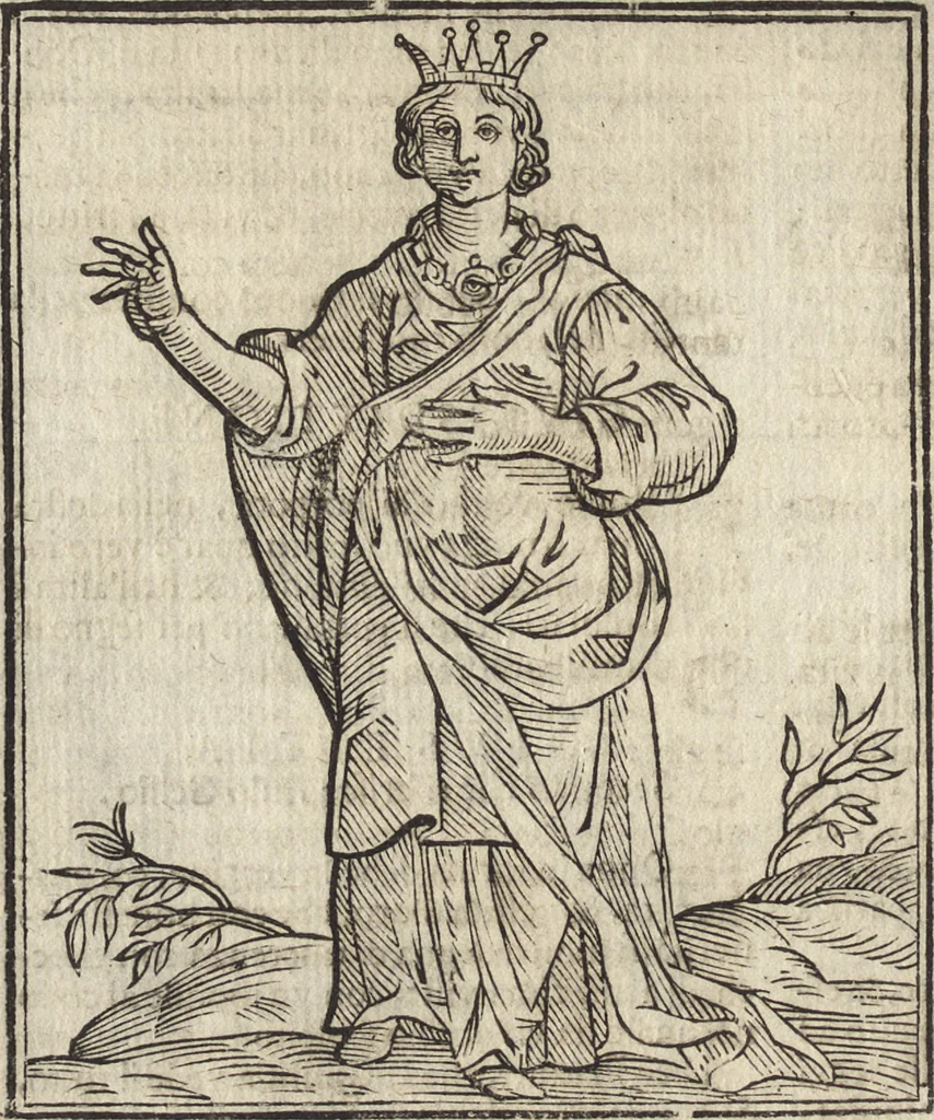 An illustration from Iconologia di Cesare Ripa perugino, caualier de' santi Mauritio & Lazaro. Divisa in tre libri, ne i quali si esprimono varie imagini di virtù, vitij, passioni humane, affetti, atti, discipline, humori, elementi, corpi celesti, prouincie d'Italia, fiumi, & altre materie infinite vtili ad ogni stato di persone. Ampliata dal sig. cav. Gio. Zaratino Castellini romano in questa vltima editione di imagini & discorsi, con indici copiosi, & ricorretta, 1669, leaf 307