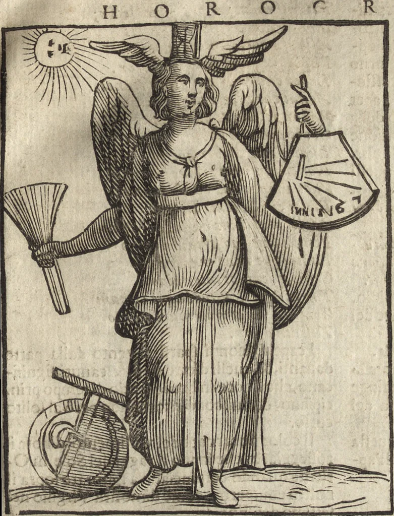 An illustration from Iconologia di Cesare Ripa perugino, caualier de' santi Mauritio & Lazaro. Divisa in tre libri, ne i quali si esprimono varie imagini di virtù, vitij, passioni humane, affetti, atti, discipline, humori, elementi, corpi celesti, prouincie d'Italia, fiumi, & altre materie infinite vtili ad ogni stato di persone. Ampliata dal sig. cav. Gio. Zaratino Castellini romano in questa vltima editione di imagini & discorsi, con indici copiosi, & ricorretta, 1669, leaf 320