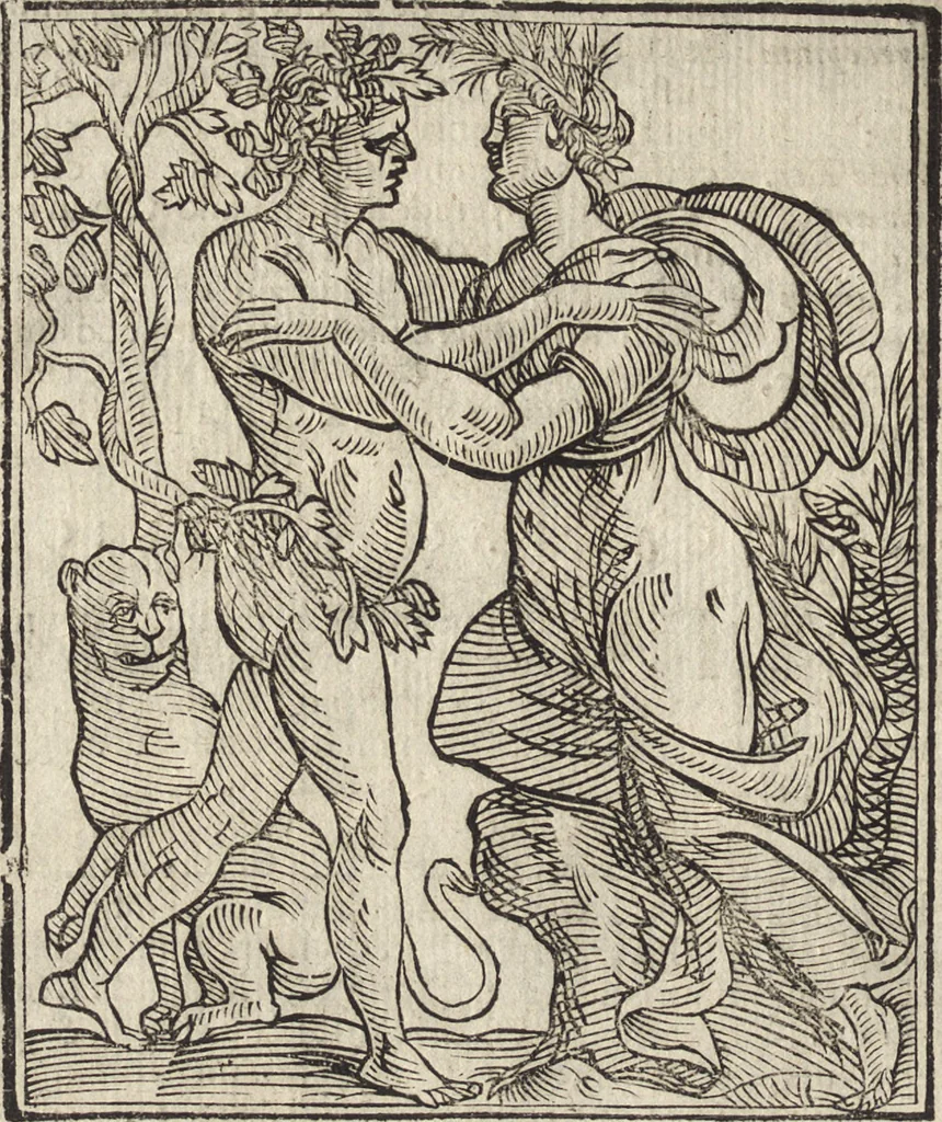 An illustration from Iconologia di Cesare Ripa perugino, caualier de' santi Mauritio & Lazaro. Divisa in tre libri, ne i quali si esprimono varie imagini di virtù, vitij, passioni humane, affetti, atti, discipline, humori, elementi, corpi celesti, prouincie d'Italia, fiumi, & altre materie infinite vtili ad ogni stato di persone. Ampliata dal sig. cav. Gio. Zaratino Castellini romano in questa vltima editione di imagini & discorsi, con indici copiosi, & ricorretta, 1669, leaf 389