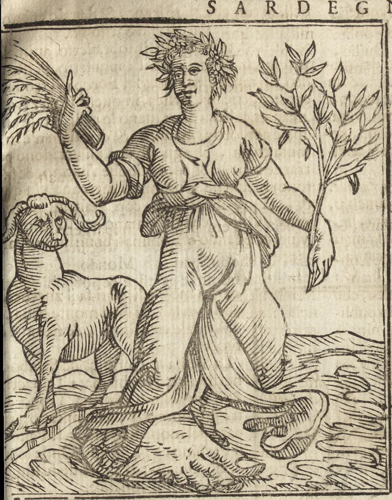 An illustration from Iconologia di Cesare Ripa perugino, caualier de' santi Mauritio & Lazaro. Divisa in tre libri, ne i quali si esprimono varie imagini di virtù, vitij, passioni humane, affetti, atti, discipline, humori, elementi, corpi celesti, prouincie d'Italia, fiumi, & altre materie infinite vtili ad ogni stato di persone. Ampliata dal sig. cav. Gio. Zaratino Castellini romano in questa vltima editione di imagini & discorsi, con indici copiosi, & ricorretta, 1669, leaf 420