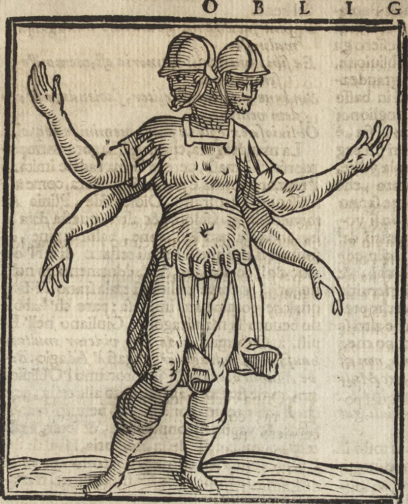 An illustration from Iconologia di Cesare Ripa perugino, caualier de' santi Mauritio & Lazaro. Divisa in tre libri, ne i quali si esprimono varie imagini di virtù, vitij, passioni humane, affetti, atti, discipline, humori, elementi, corpi celesti, prouincie d'Italia, fiumi, & altre materie infinite vtili ad ogni stato di persone. Ampliata dal sig. cav. Gio. Zaratino Castellini romano in questa vltima editione di imagini & discorsi, con indici copiosi, & ricorretta, 1669, leaf 505
