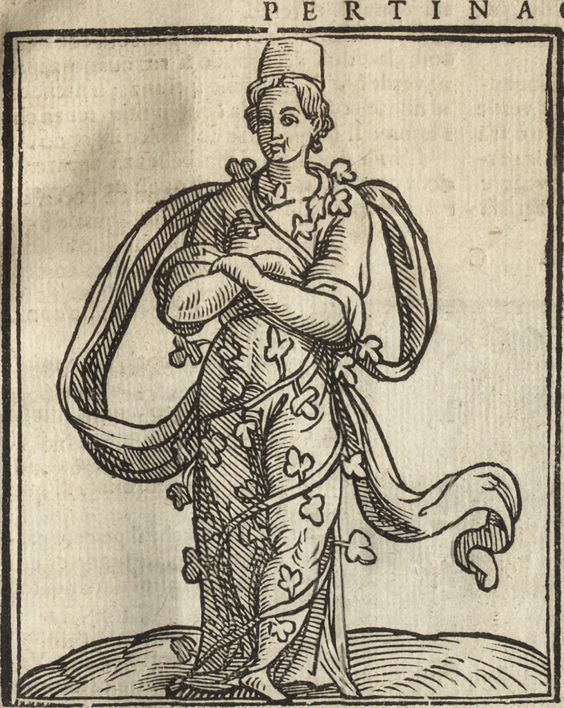 An illustration from Iconologia di Cesare Ripa perugino, caualier de' santi Mauritio & Lazaro. Divisa in tre libri, ne i quali si esprimono varie imagini di virtù, vitij, passioni humane, affetti, atti, discipline, humori, elementi, corpi celesti, prouincie d'Italia, fiumi, & altre materie infinite vtili ad ogni stato di persone. Ampliata dal sig. cav. Gio. Zaratino Castellini romano in questa vltima editione di imagini & discorsi, con indici copiosi, & ricorretta, 1669, leaf 546