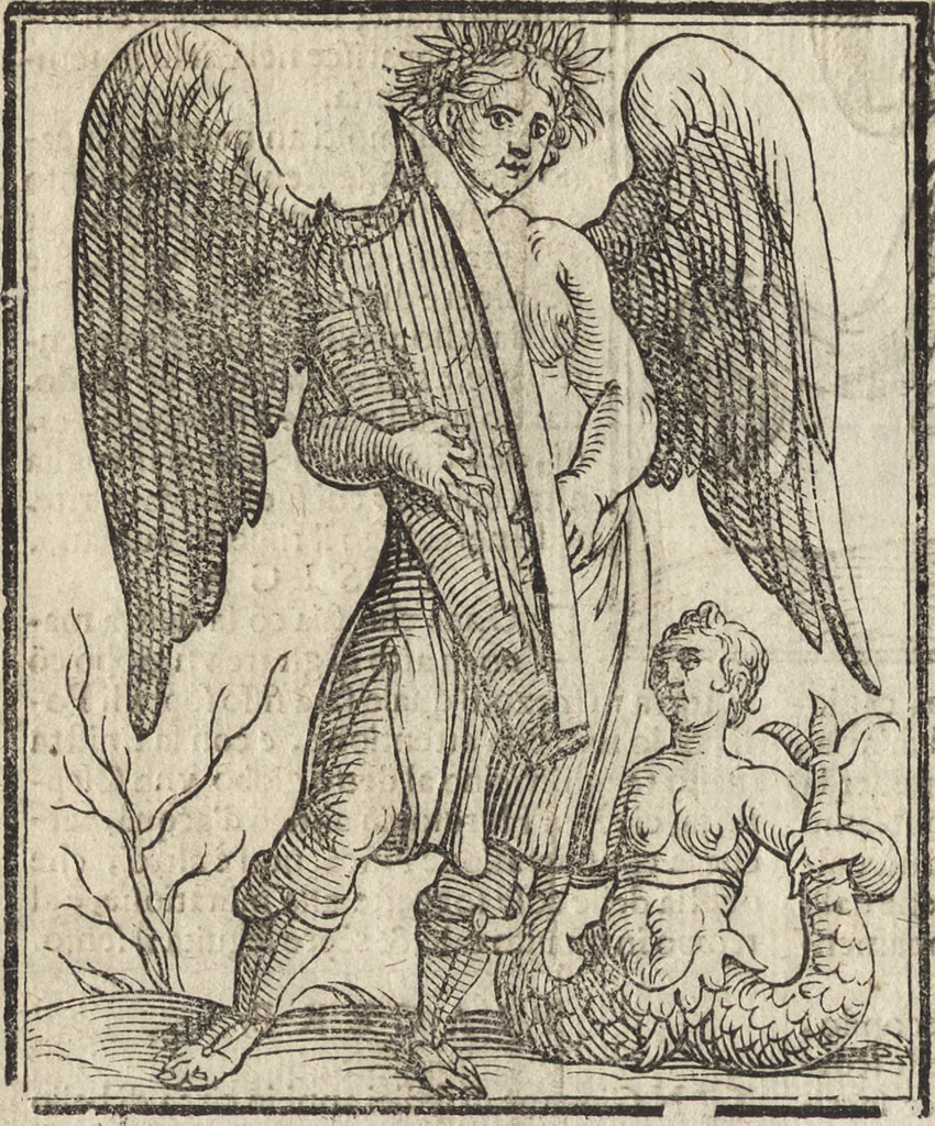An illustration from Iconologia di Cesare Ripa perugino, caualier de' santi Mauritio & Lazaro. Divisa in tre libri, ne i quali si esprimono varie imagini di virtù, vitij, passioni humane, affetti, atti, discipline, humori, elementi, corpi celesti, prouincie d'Italia, fiumi, & altre materie infinite vtili ad ogni stato di persone. Ampliata dal sig. cav. Gio. Zaratino Castellini romano in questa vltima editione di imagini & discorsi, con indici copiosi, & ricorretta, 1669, leaf 547