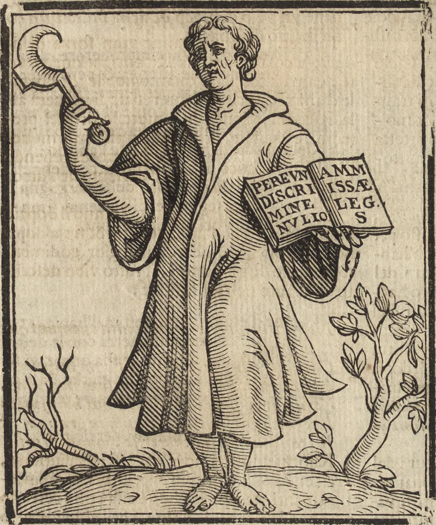 An illustration from Iconologia di Cesare Ripa perugino, caualier de' santi Mauritio & Lazaro. Divisa in tre libri, ne i quali si esprimono varie imagini di virtù, vitij, passioni humane, affetti, atti, discipline, humori, elementi, corpi celesti, prouincie d'Italia, fiumi, & altre materie infinite vtili ad ogni stato di persone. Ampliata dal sig. cav. Gio. Zaratino Castellini romano in questa vltima editione di imagini & discorsi, con indici copiosi, & ricorretta, 1669, leaf 593