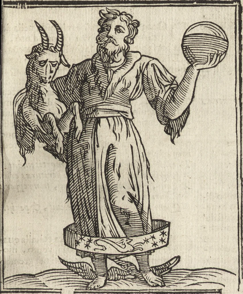 An illustration from Iconologia di Cesare Ripa perugino, caualier de' santi Mauritio & Lazaro. Divisa in tre libri, ne i quali si esprimono varie imagini di virtù, vitij, passioni humane, affetti, atti, discipline, humori, elementi, corpi celesti, prouincie d'Italia, fiumi, & altre materie infinite vtili ad ogni stato di persone. Ampliata dal sig. cav. Gio. Zaratino Castellini romano in questa vltima editione di imagini & discorsi, con indici copiosi, & ricorretta, 1669, leaf 646