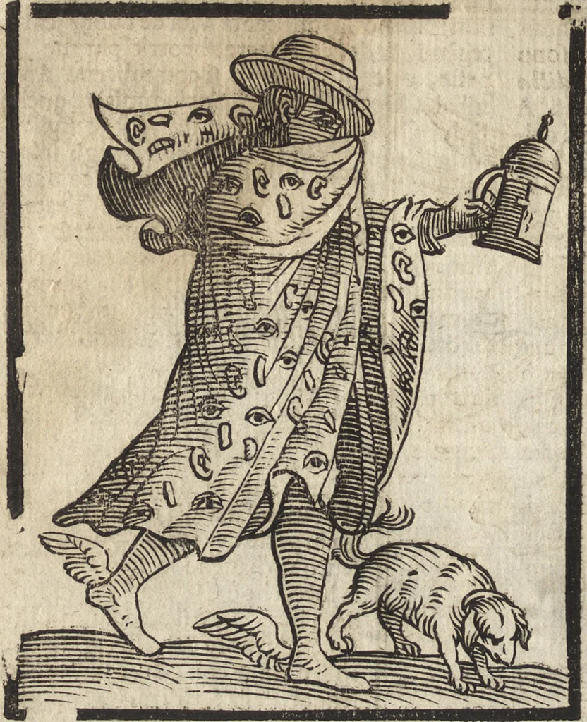 An illustration from Iconologia di Cesare Ripa perugino, caualier de' santi Mauritio & Lazaro. Divisa in tre libri, ne i quali si esprimono varie imagini di virtù, vitij, passioni humane, affetti, atti, discipline, humori, elementi, corpi celesti, prouincie d'Italia, fiumi, & altre materie infinite vtili ad ogni stato di persone. Ampliata dal sig. cav. Gio. Zaratino Castellini romano in questa vltima editione di imagini & discorsi, con indici copiosi, & ricorretta, 1669, leaf 655