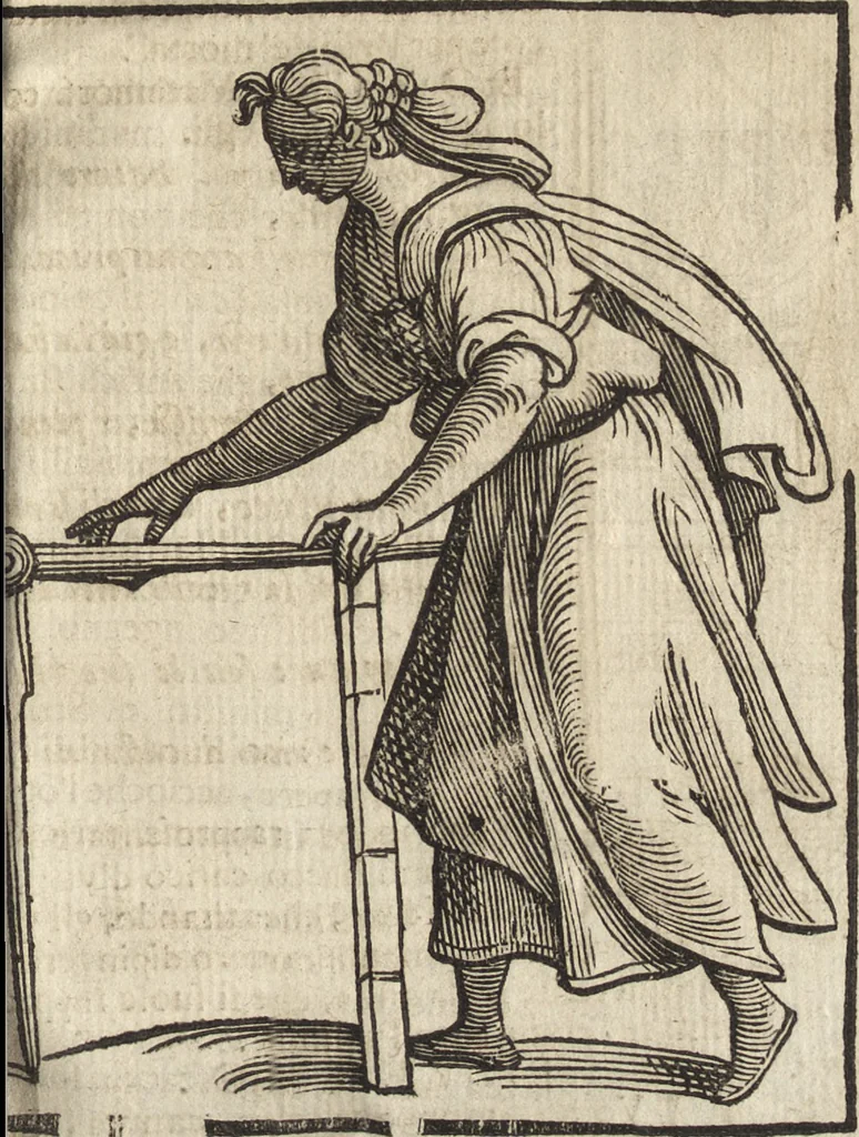 An illustration from Iconologia di Cesare Ripa perugino, caualier de' santi Mauritio & Lazaro. Divisa in tre libri, ne i quali si esprimono varie imagini di virtù, vitij, passioni humane, affetti, atti, discipline, humori, elementi, corpi celesti, prouincie d'Italia, fiumi, & altre materie infinite vtili ad ogni stato di persone. Ampliata dal sig. cav. Gio. Zaratino Castellini romano in questa vltima editione di imagini & discorsi, con indici copiosi, & ricorretta, 1669, leaf 662