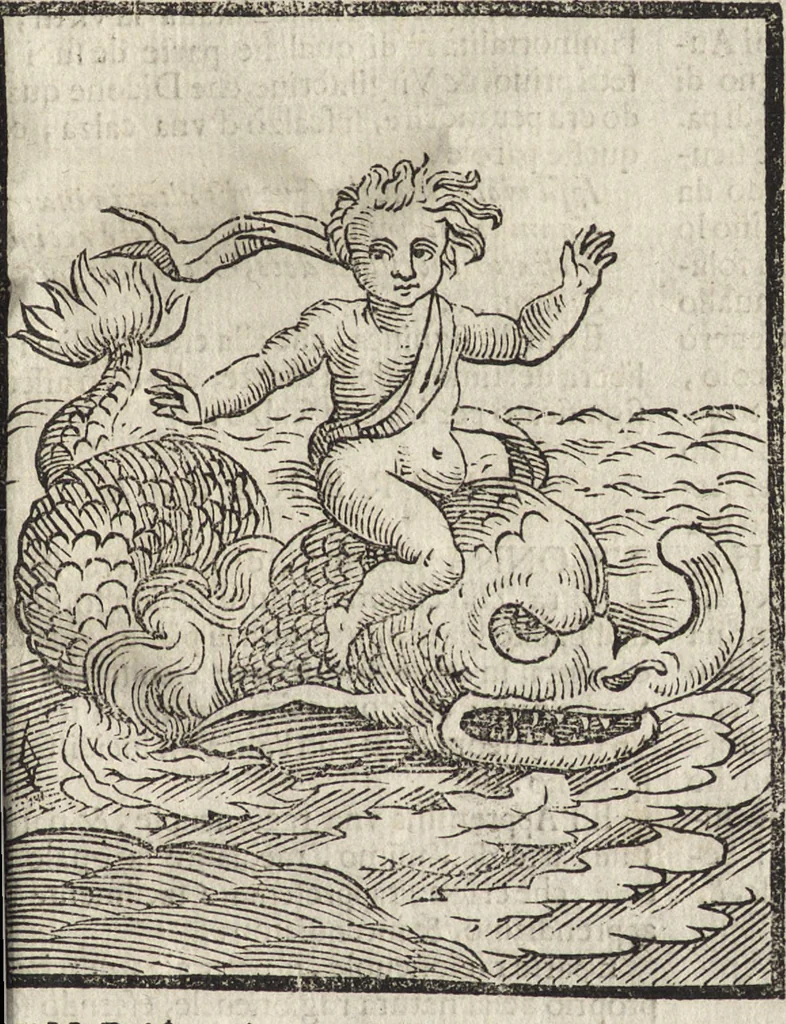 An illustration from Iconologia di Cesare Ripa perugino, caualier de' santi Mauritio & Lazaro. Divisa in tre libri, ne i quali si esprimono varie imagini di virtù, vitij, passioni humane, affetti, atti, discipline, humori, elementi, corpi celesti, prouincie d'Italia, fiumi, & altre materie infinite vtili ad ogni stato di persone. Ampliata dal sig. cav. Gio. Zaratino Castellini romano in questa vltima editione di imagini & discorsi, con indici copiosi, & ricorretta, 1669, leaf 98