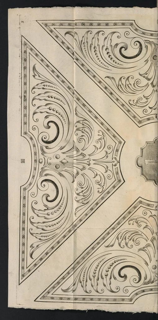 An illustration from Le jardin de plaisir : contenant plusieurs desseins de jardinage tant parterres en broderie, compartiments de gazon, que bosquets & autres : avec vn abbregé de l'agriculture, touchant ce qui peut estre le plus vtile & necessaire a la construction & accompagnement dudict jardin de plaisir : composé & divisé en onze chapitres, 1651, leaf 109