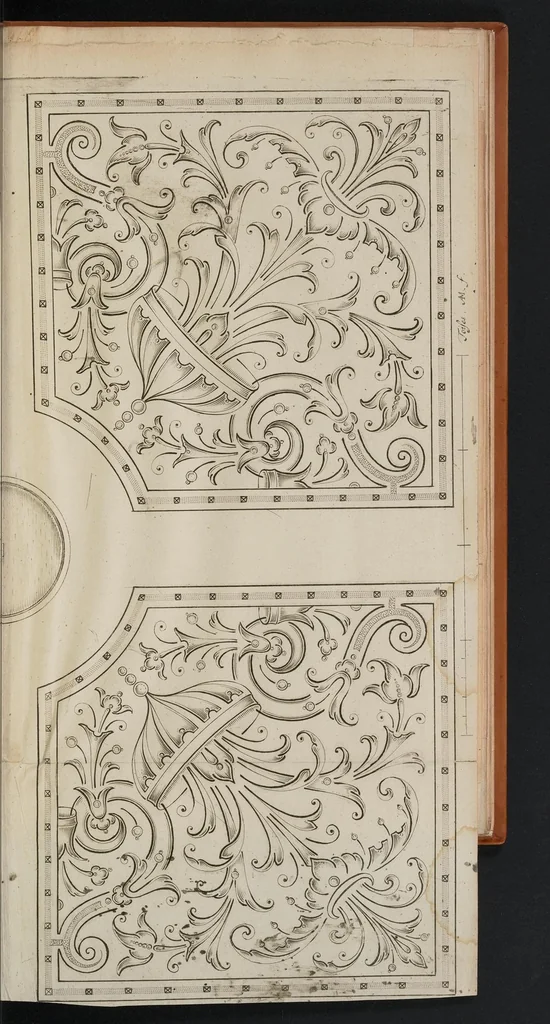 An illustration from Le jardin de plaisir : contenant plusieurs desseins de jardinage tant parterres en broderie, compartiments de gazon, que bosquets & autres : avec vn abbregé de l'agriculture, touchant ce qui peut estre le plus vtile & necessaire a la construction & accompagnement dudict jardin de plaisir : composé & divisé en onze chapitres, 1651, leaf 126