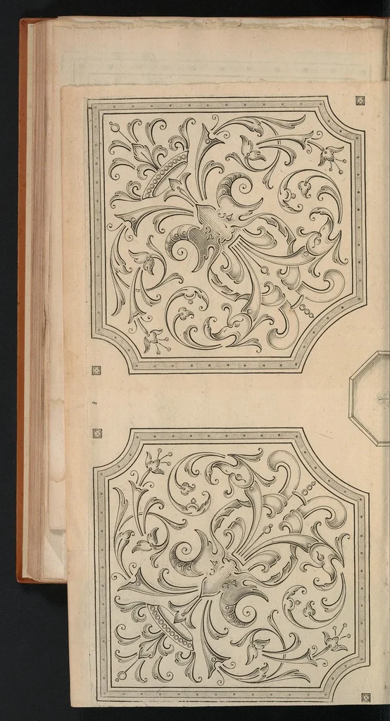 An illustration from Le jardin de plaisir : contenant plusieurs desseins de jardinage tant parterres en broderie, compartiments de gazon, que bosquets & autres : avec vn abbregé de l'agriculture, touchant ce qui peut estre le plus vtile & necessaire a la construction & accompagnement dudict jardin de plaisir : composé & divisé en onze chapitres, 1651, leaf 129
