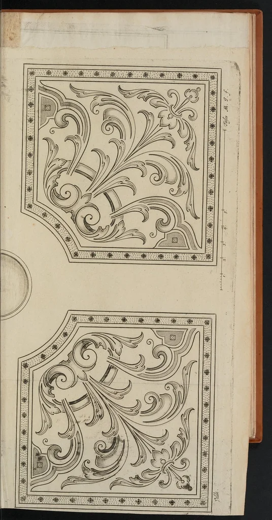 An illustration from Le jardin de plaisir : contenant plusieurs desseins de jardinage tant parterres en broderie, compartiments de gazon, que bosquets & autres : avec vn abbregé de l'agriculture, touchant ce qui peut estre le plus vtile & necessaire a la construction & accompagnement dudict jardin de plaisir : composé & divisé en onze chapitres, 1651, leaf 138