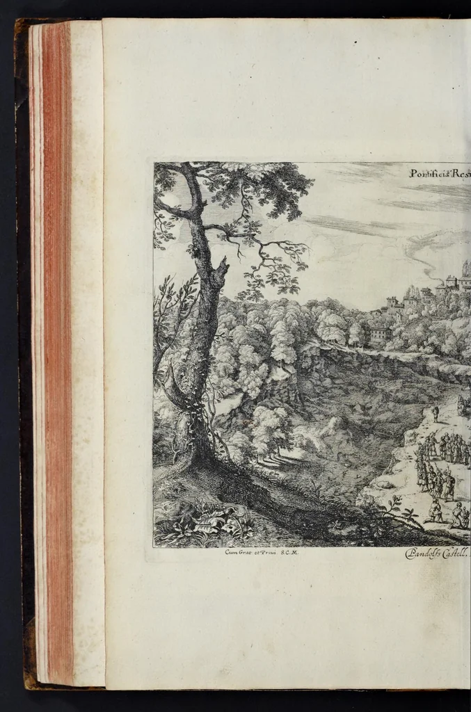 An illustration from L'Academia todesca della architectura, scultura & pittura, oder, Teutsche Academie der Edlen Bau- Bild- und Mahlerey-Künste : darinn enthalten ein gründlicher Unterricht von dieser dreyer Künste Eigenschaft, Lehr-Sätzen und Geheimnissen, von den Bau-Steinen und fünferley Bau-Arten, von den Statuen und ihrer Zugehör, von der Erfind- und Zeichnung ... neben aller Egyptischen, Griechischen, Römischen, Italiänischen, Hoch- und Nieder-Teutschen, auch anderer alten und neuen Virtuosen, Leben und fürnehmsten Kunst-Werken beschrieben : auch mit 38 Platten von der Architectur, 68 Alt-Römischen Statuen, ganz und halben Bildern, 74 Medaglionen, 180 Contrafäten durch die Hand der bästen heutigen Künstlere in Kupfer gezieret, 1675, leaf 143