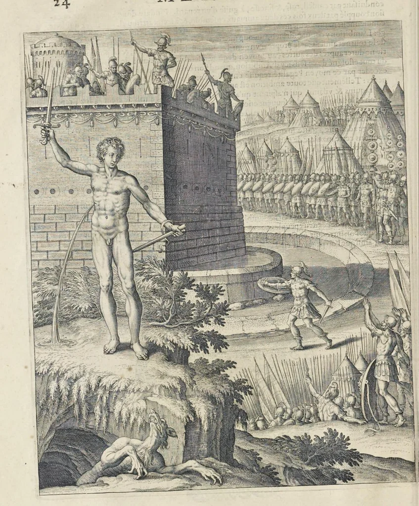 An illustration from Les images ou tableaux de platte peinture des deux Philostrates sophistes grecs, et Les statues de Callistrate, 1637, leaf 47