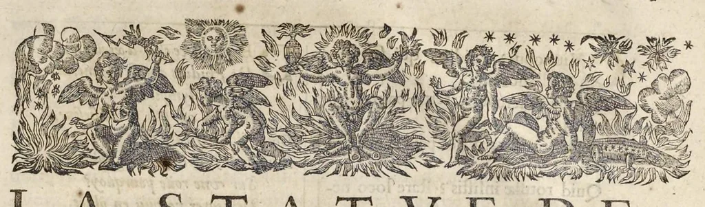 An illustration from Les images ou tableaux de platte peinture des deux Philostrates sophistes grecs, et Les statues de Callistrate, 1637, leaf 912