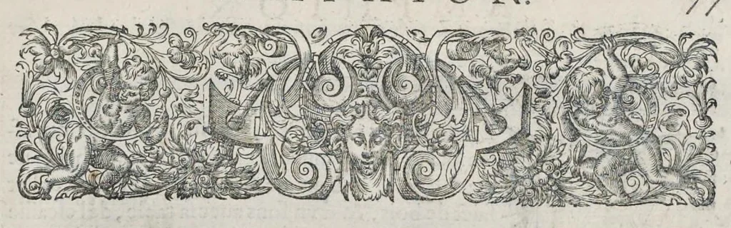 An illustration from Les images ou tableaux de platte peinture des deux Philostrates sophistes grecs, et Les statues de Callistrate, 1615, leaf 100