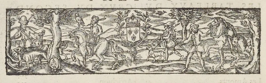 An illustration from Les images ou tableaux de platte peinture des deux Philostrates sophistes grecs, et Les statues de Callistrate, 1615, leaf 15