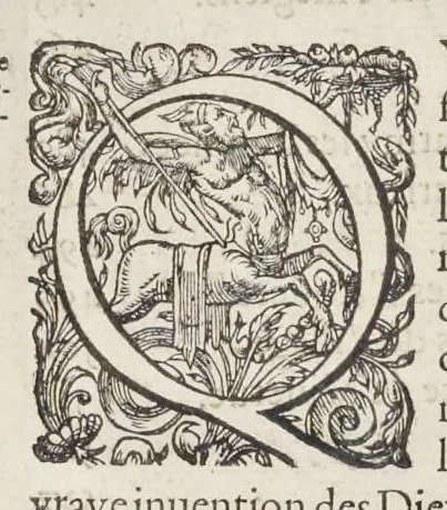 An illustration from Les images ou tableaux de platte peinture des deux Philostrates sophistes grecs, et Les statues de Callistrate, 1615, leaf 15