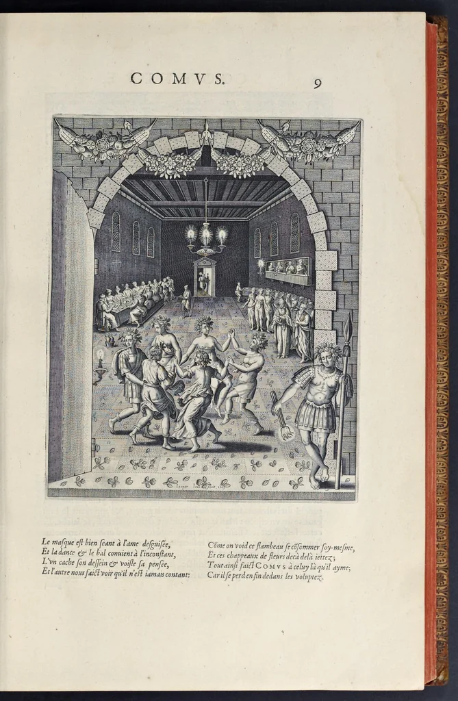 An illustration from Les images ou tableaux de platte peinture des deux Philostrates sophistes grecs, et Les statues de Callistrate, 1615, leaf 32
