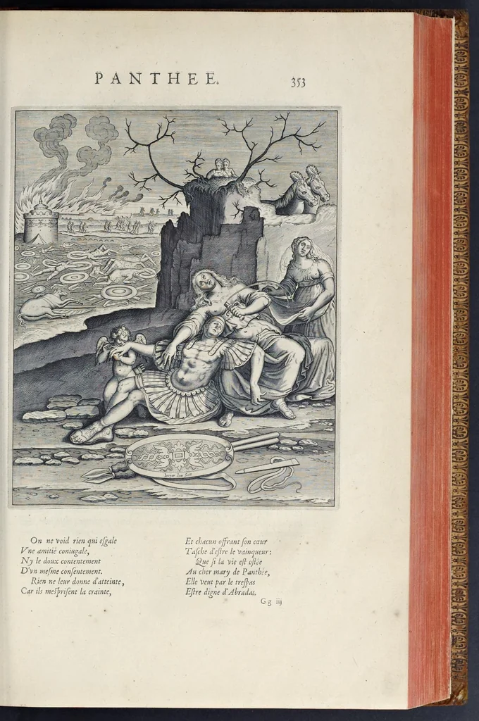 An illustration from Les images ou tableaux de platte peinture des deux Philostrates sophistes grecs, et Les statues de Callistrate, 1615, leaf 376