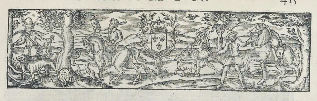 An illustration from Les images ou tableaux de platte peinture des deux Philostrates sophistes grecs, et Les statues de Callistrate, 1615, leaf 438