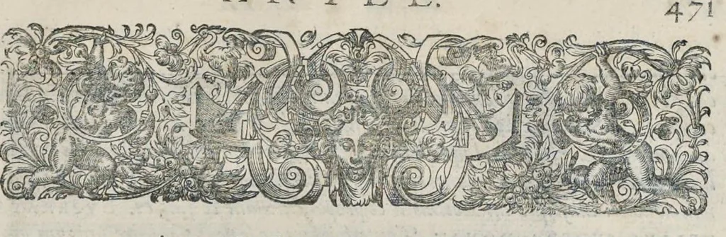 An illustration from Les images ou tableaux de platte peinture des deux Philostrates sophistes grecs, et Les statues de Callistrate, 1615, leaf 494