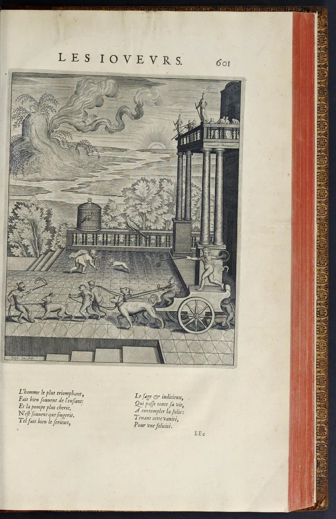 An illustration from Les images ou tableaux de platte peinture des deux Philostrates sophistes grecs, et Les statues de Callistrate, 1615, leaf 624