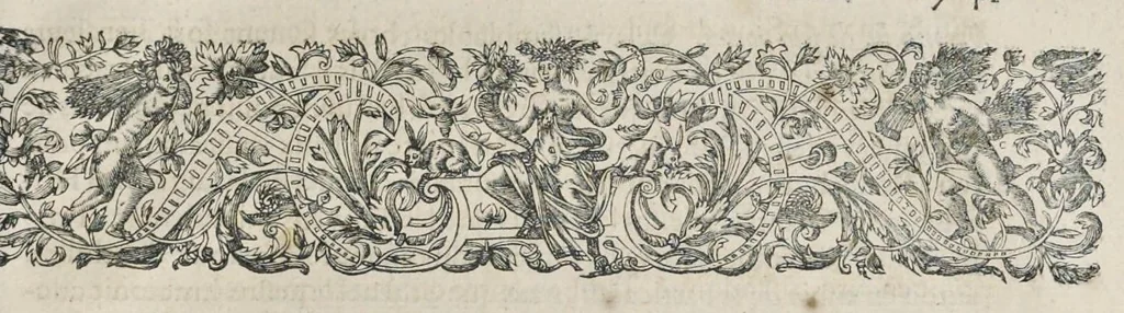 An illustration from Les images ou tableaux de platte peinture des deux Philostrates sophistes grecs, et Les statues de Callistrate, 1615, leaf 768