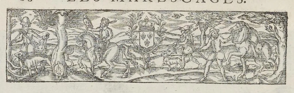 An illustration from Les images ou tableaux de platte peinture des deux Philostrates sophistes grecs, et Les statues de Callistrate, 1615, leaf 91