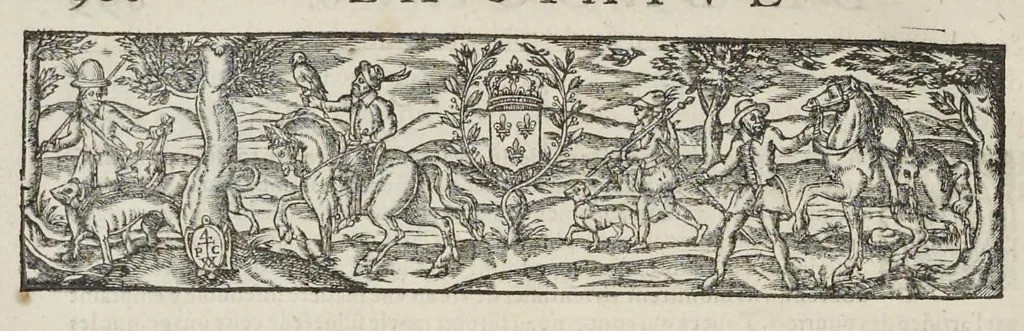 An illustration from Les images ou tableaux de platte peinture des deux Philostrates sophistes grecs, et Les statues de Callistrate, 1615, leaf 929