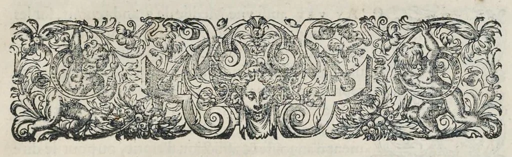 An illustration from Les images ou tableaux de platte peinture des deux Philostrates sophistes grecs, et Les statues de Callistrate, 1615, leaf 944