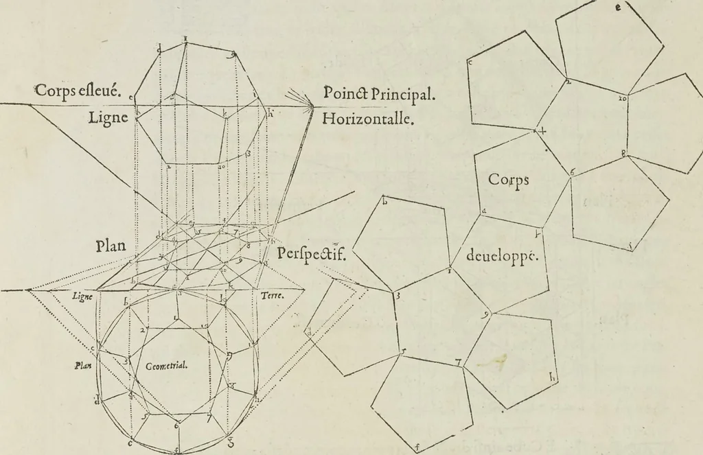 An illustration from Livre de perspectiue de Iehan Cousin, senonois, maistre painctre à Paris, 1560, leaf 125