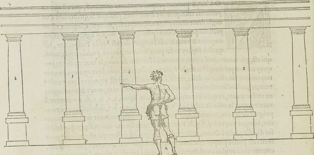 An illustration from Livre de perspectiue de Iehan Cousin, senonois, maistre painctre à Paris, 1560, leaf 29
