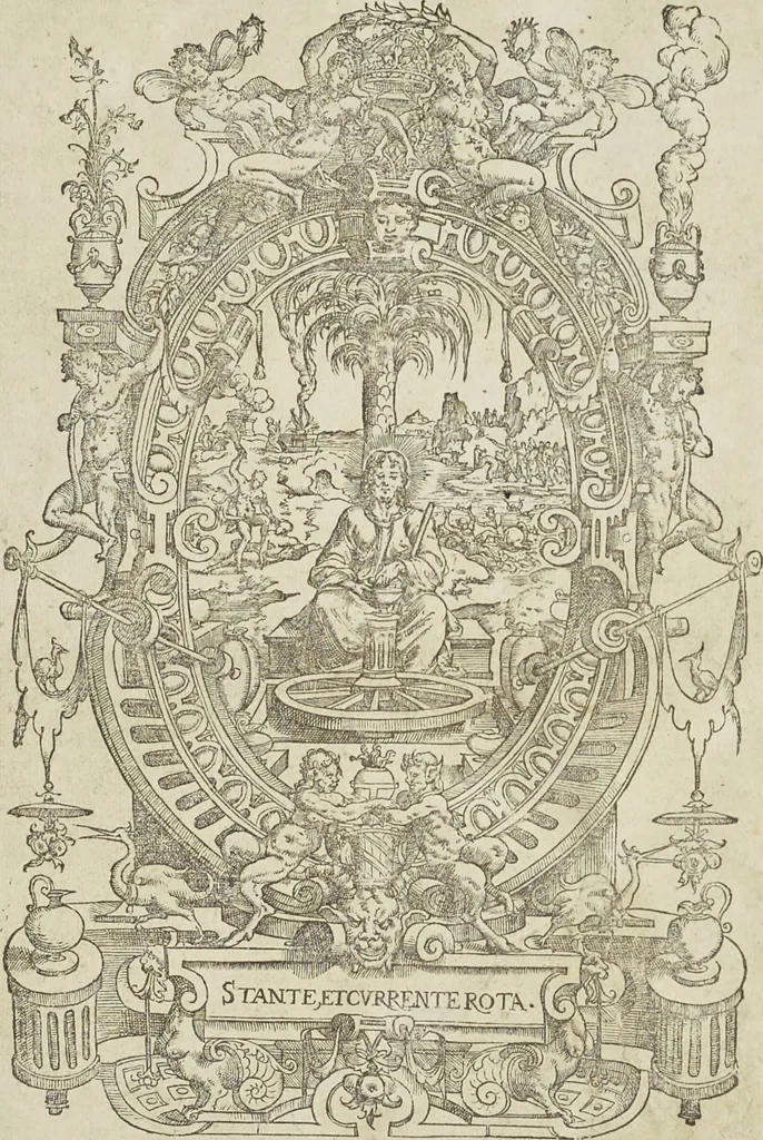 An illustration from Livre de perspectiue de Iehan Cousin, senonois, maistre painctre à Paris, 1560, leaf 4