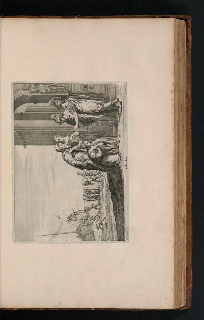 An illustration from Davidis Teniers Antuerpiensis, pictoris, et a cubiculis ser.mis principibus Leopoldo Guil. archiduci et Ioanni Austriaco, Theatrum pictorium : in quo exhibentur ipsius manu delineatae, eiusque curâ in aes incisae picturae archetipae italicae, quas ipse ser.mus archidux in pinacothecam suam Bruxellis collegit, 1660, leaf 270
