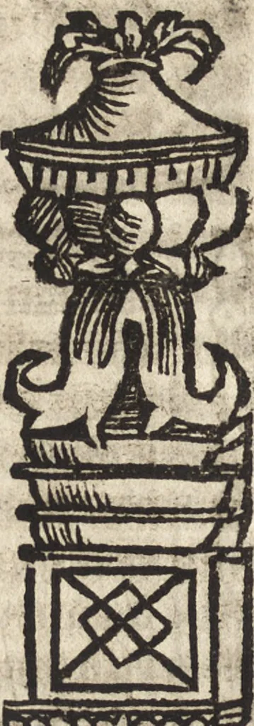 An illustration from Dits die excellente Cronike vā vlaenderē Beghinnende vā Liederick Buc den eersten Forestier tot dē laetstē, die door haer vrome feytē, namaels Grauē vā Vlaendrē ghemaect wordē, achteruolghende die rechte afcomste der voorsz grauē, tot desen onsen doorluchtichstē hoochghborē Keyser Karolo altijt v'meerder des rijcx geborē te Ghendt, etc, 1531, leaf 25