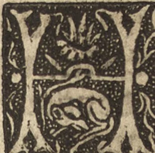 An illustration from Dits die excellente Cronike vā vlaenderē Beghinnende vā Liederick Buc den eersten Forestier tot dē laetstē, die door haer vrome feytē, namaels Grauē vā Vlaendrē ghemaect wordē, achteruolghende die rechte afcomste der voorsz grauē, tot desen onsen doorluchtichstē hoochghborē Keyser Karolo altijt v'meerder des rijcx geborē te Ghendt, etc, 1531, leaf 310