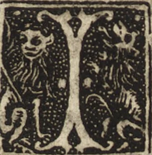 An illustration from Dits die excellente Cronike vā vlaenderē Beghinnende vā Liederick Buc den eersten Forestier tot dē laetstē, die door haer vrome feytē, namaels Grauē vā Vlaendrē ghemaect wordē, achteruolghende die rechte afcomste der voorsz grauē, tot desen onsen doorluchtichstē hoochghborē Keyser Karolo altijt v'meerder des rijcx geborē te Ghendt, etc, 1531, leaf 58