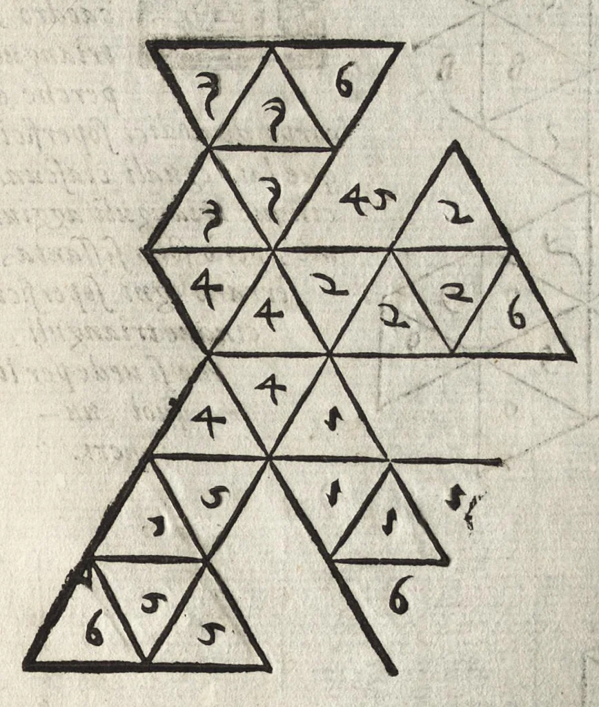 An illustration from La pratica della perspettiva : opera molto vtile a pittori, a scvltori, & ad architetti : con due tauole, una de' capitoli principali, l'altra delle cose piu notabili contenue nella presente opera, 1568, leaf 108