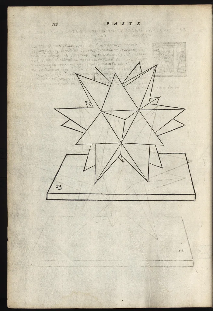 An illustration from La pratica della perspettiva : opera molto vtile a pittori, a scvltori, & ad architetti : con due tauole, una de' capitoli principali, l'altra delle cose piu notabili contenue nella presente opera, 1568, leaf 115